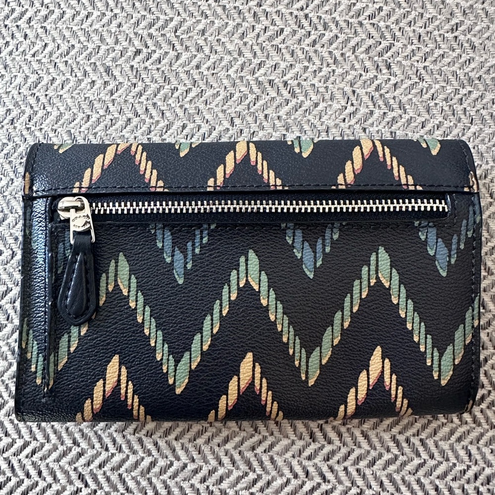 Coach Multicolor Zigzag Pattern Wallet - image 2